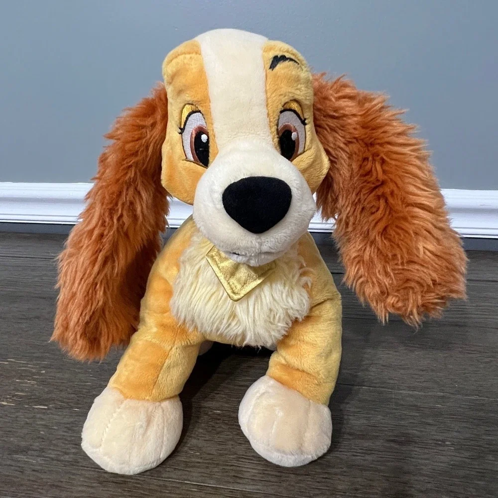 Disney‎ Store Lady and the Tramp Plush Dog Stuffed Animal Authentic
